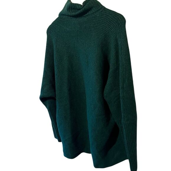 Vince Camuto Turtleneck Green knit sweater size large - Picture 4 of 7